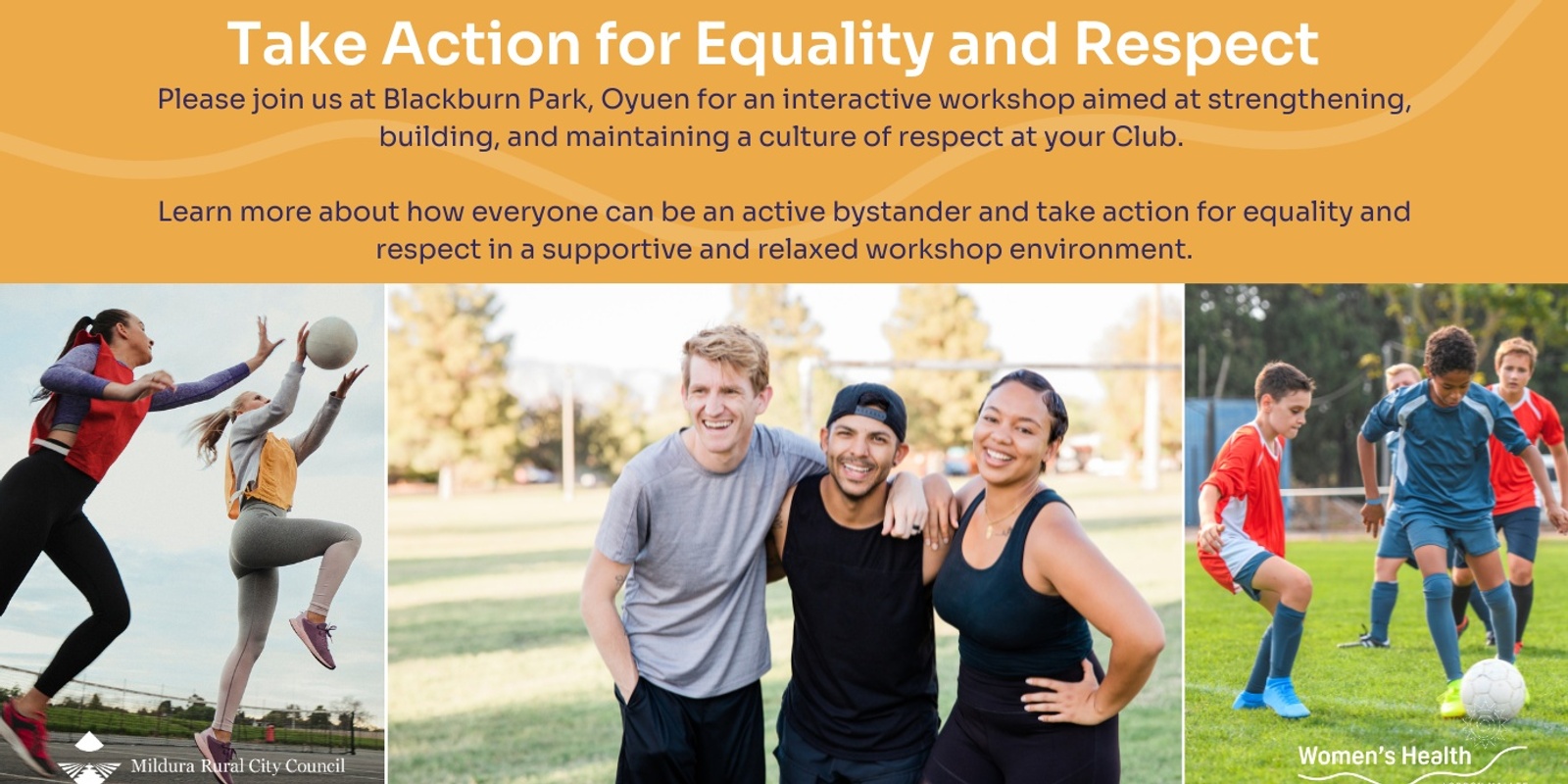 Banner image for Take Action for Equality & Respect