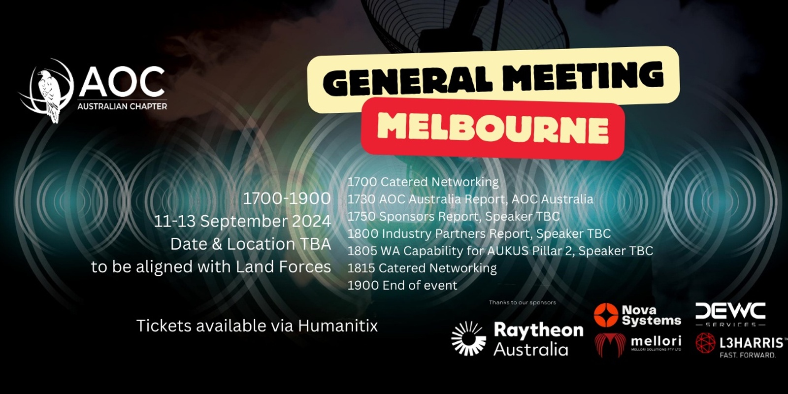 Banner image for AOC Australia General Meeting - Melbourne