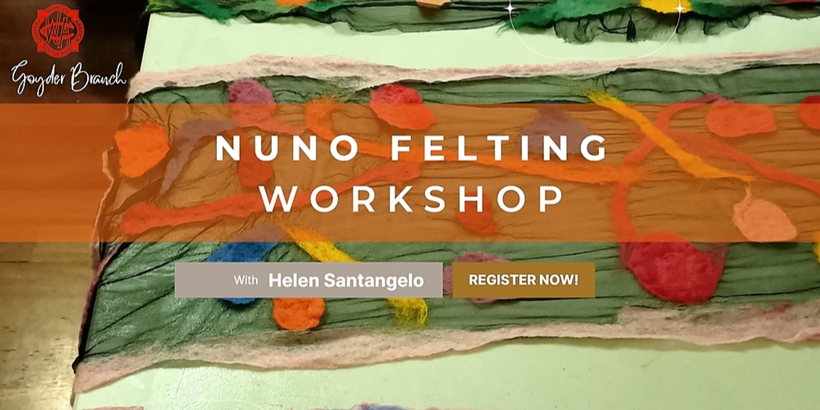 Banner image for SACWA Goyder Branch - Nuno Felting Workshop