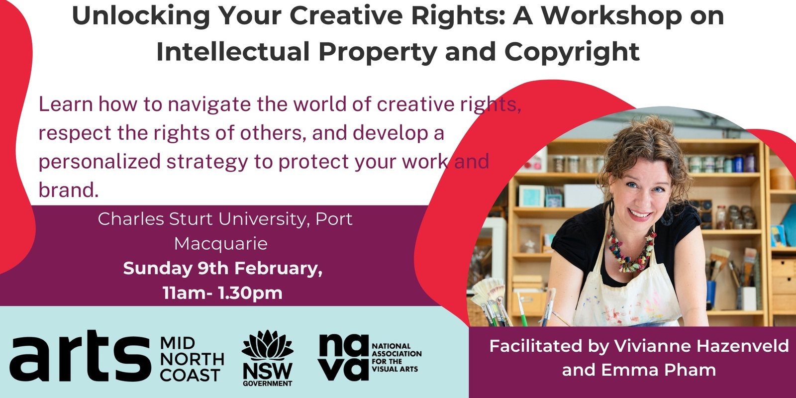 Banner image for Unlocking Your Creative Rights: A Workshop on Intellectual Property and Copyright 