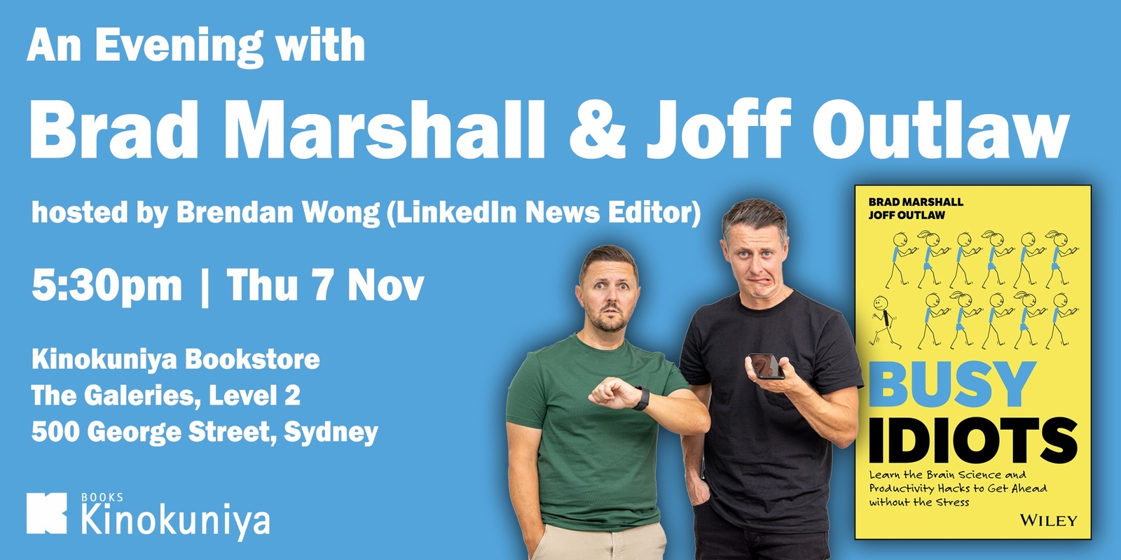 Banner image for An Evening with Brad Marshall & Joff Outlaw