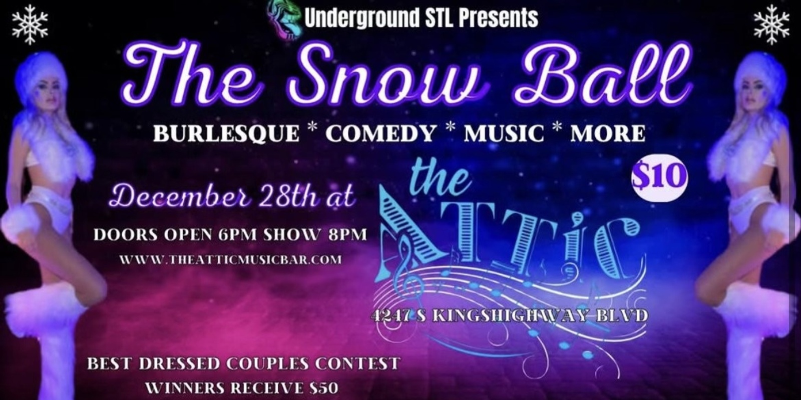 Banner image for Leather & Lace - Burlesque and Comedy Show