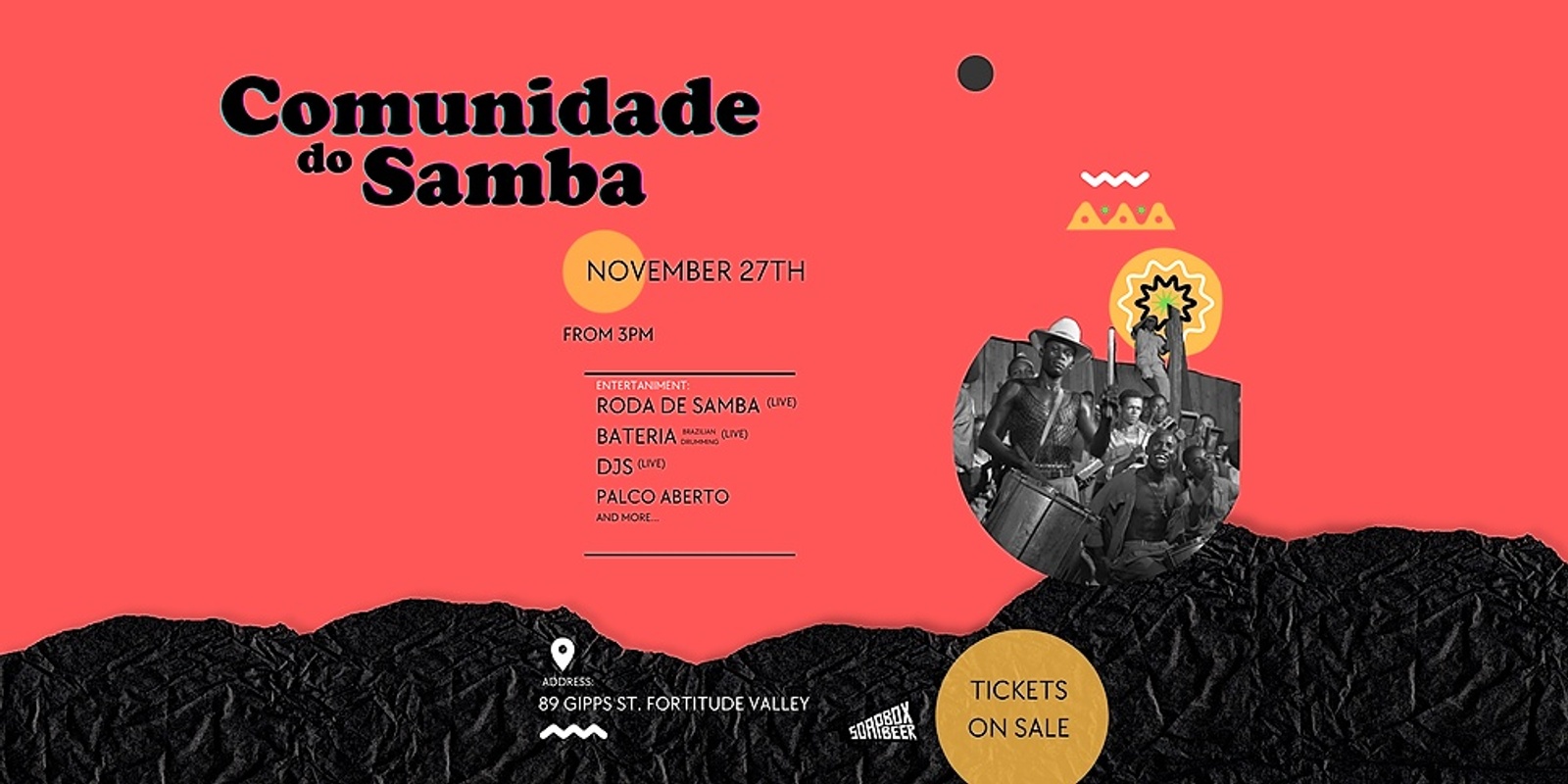 Banner image for Comunidade do Samba - 27/11/22 Brisbane 