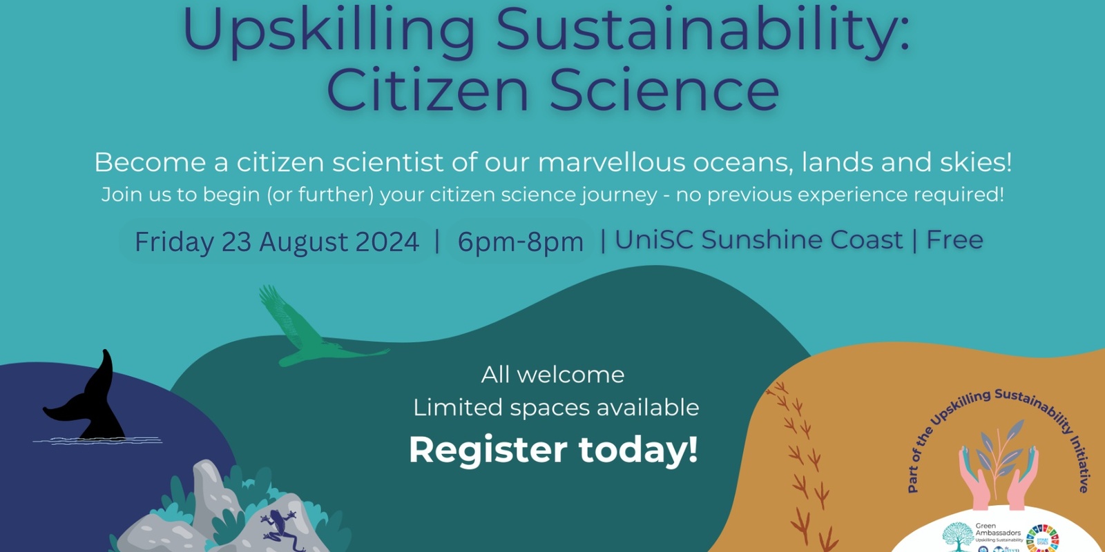 Banner image for Upskilling Sustainability: Citizen Science 