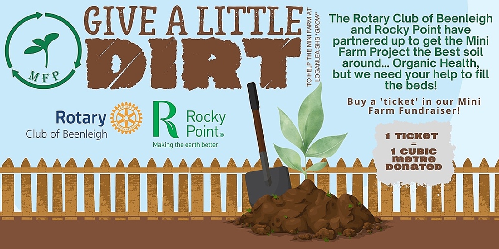 Banner image for Give a little dirt... Mini Farm Project Fundraiser!