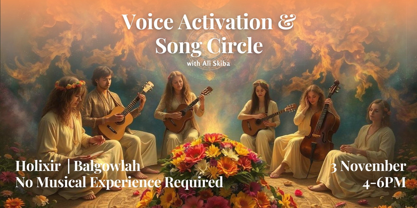 Banner image for Voice Activation & Song Circle with Ali Skiba