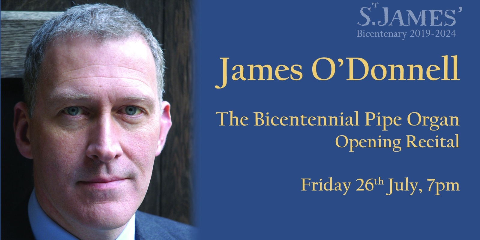 Banner image for St James' International Organ Festival: James O'Donnell