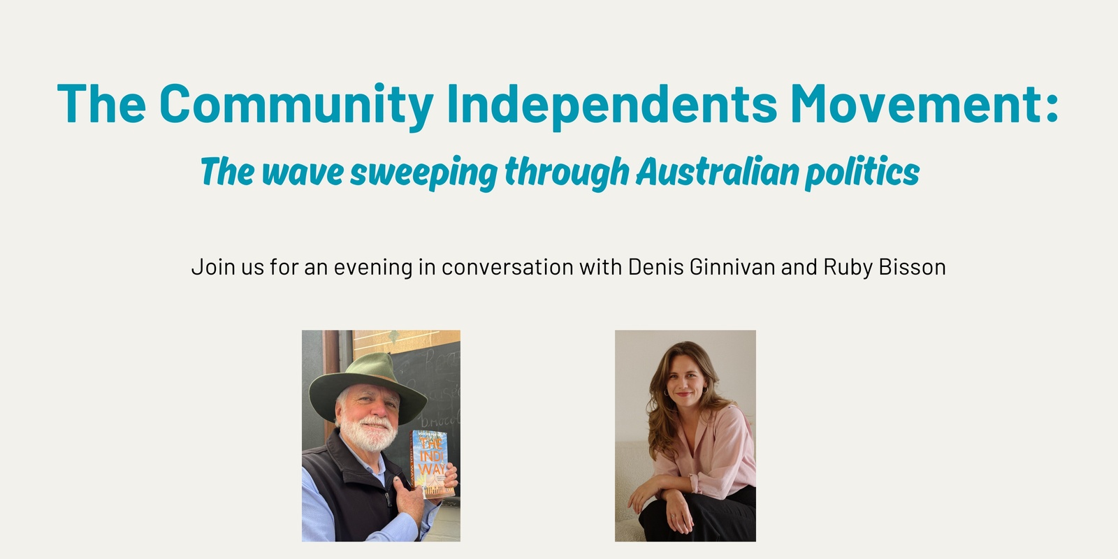 Banner image for The Community Independents Movement: the wave sweeping through Australian politics