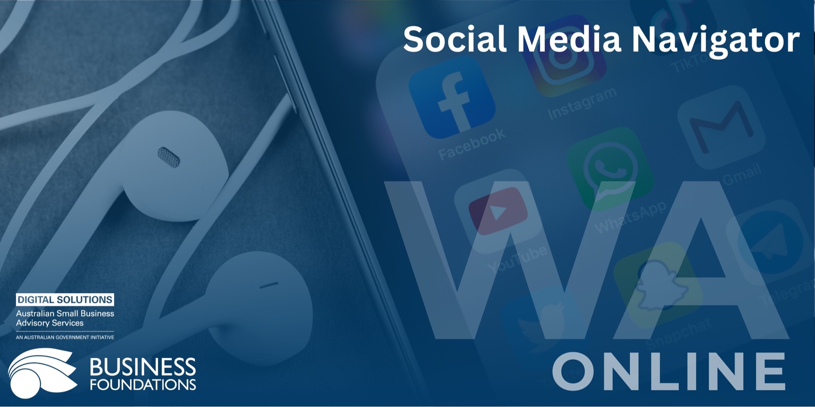 Banner image for Social Media Navigator - Guiding Your Business to Social Media Success - Online 1.8