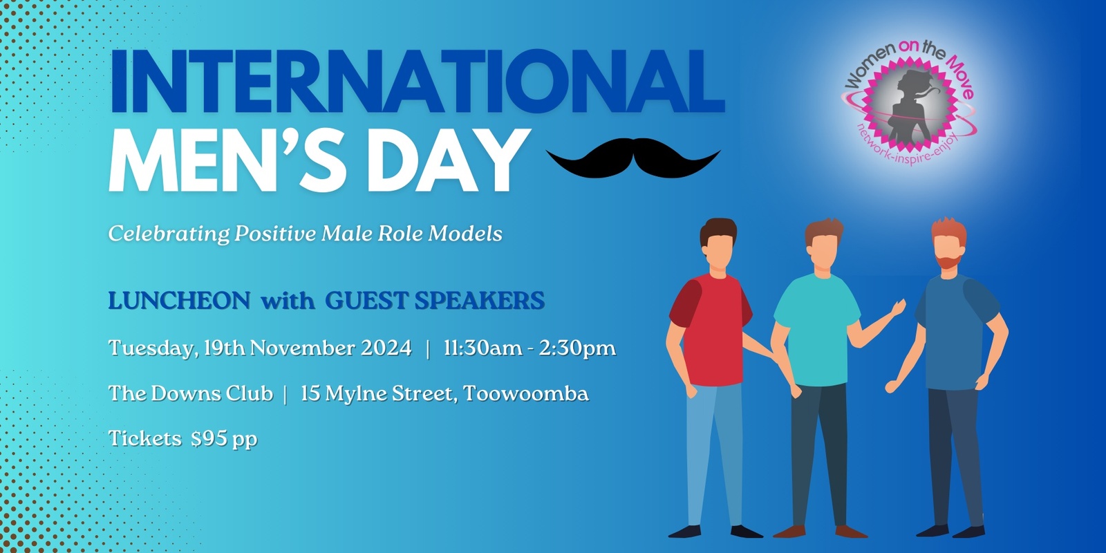 Banner image for International Men's Day Luncheon