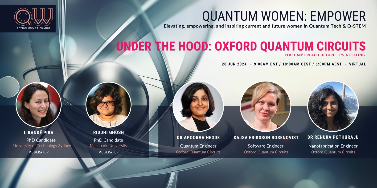 Banner image for Under the Hood: Oxford Quantum Circuits