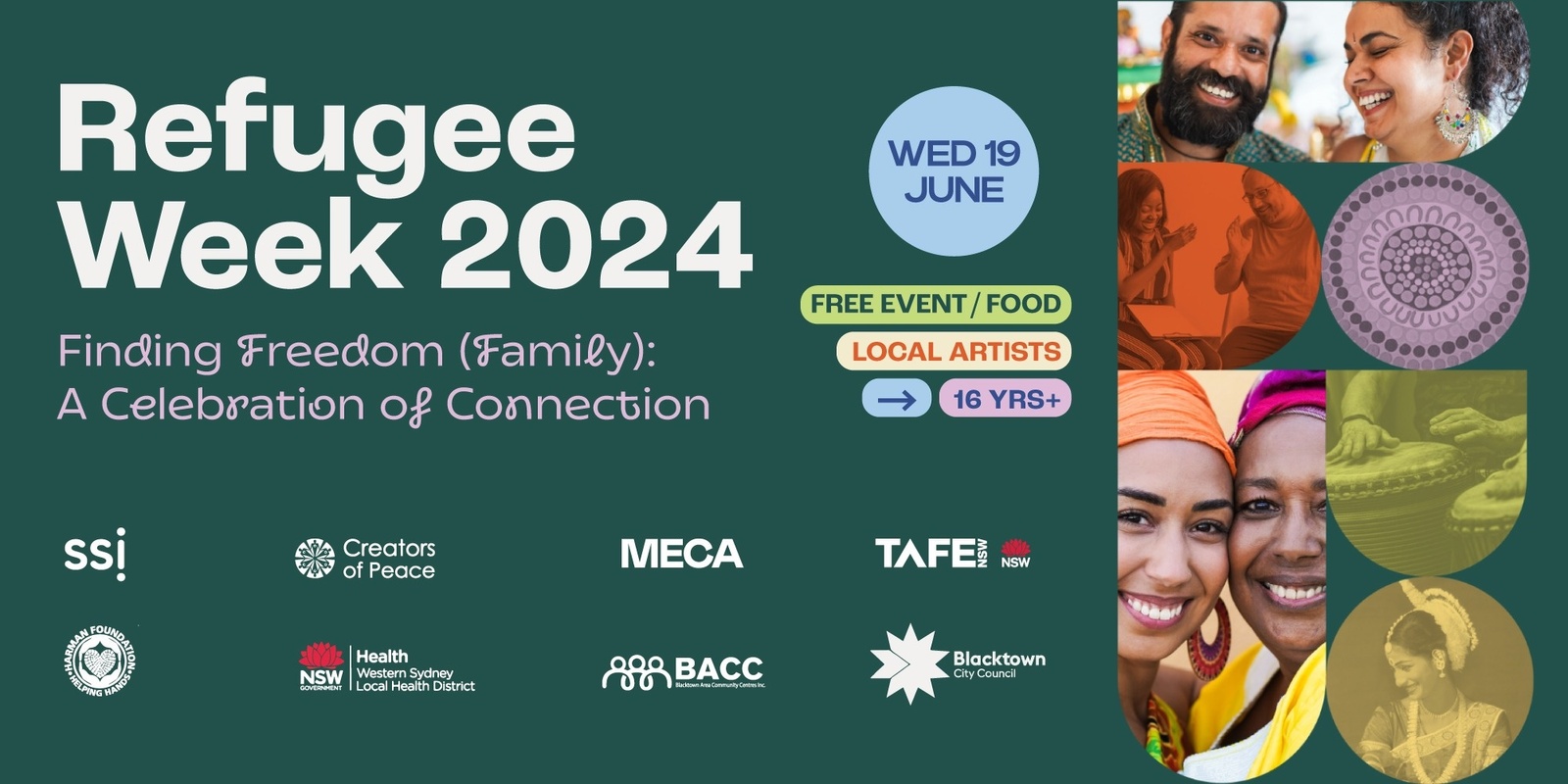 Banner image for Refugee Week 2024 - Finding Freedom (Family): A Celebration of Connection