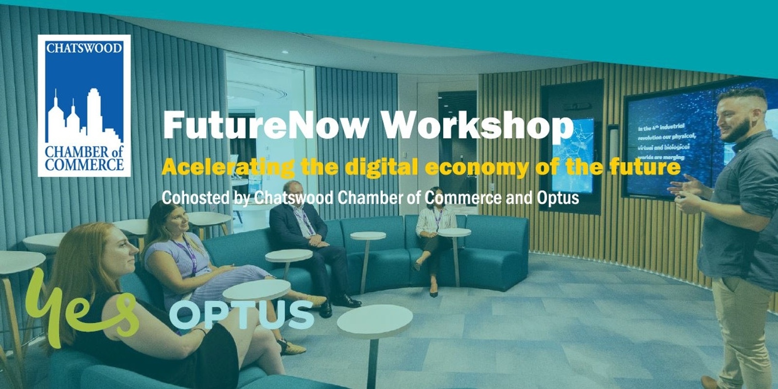 Banner image for FUTURE NOW Business Luncheon with Chatswood Chamber and Optus