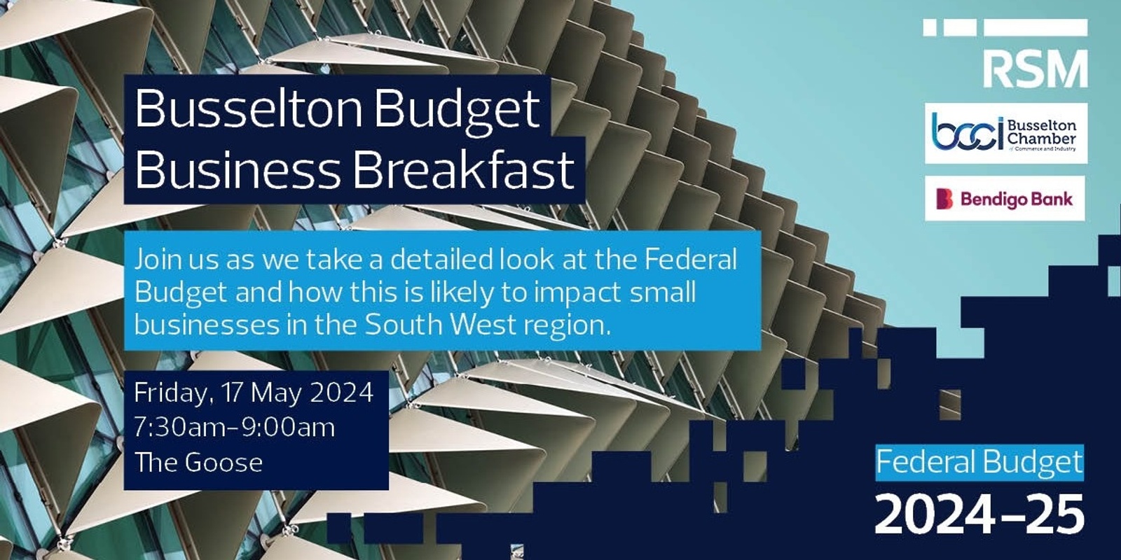 Banner image for Busselton Budget Business Breakfast