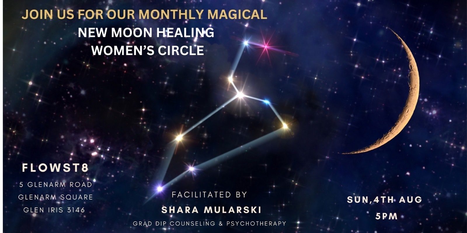 Banner image for Monthly New Moon Women’s Circle 