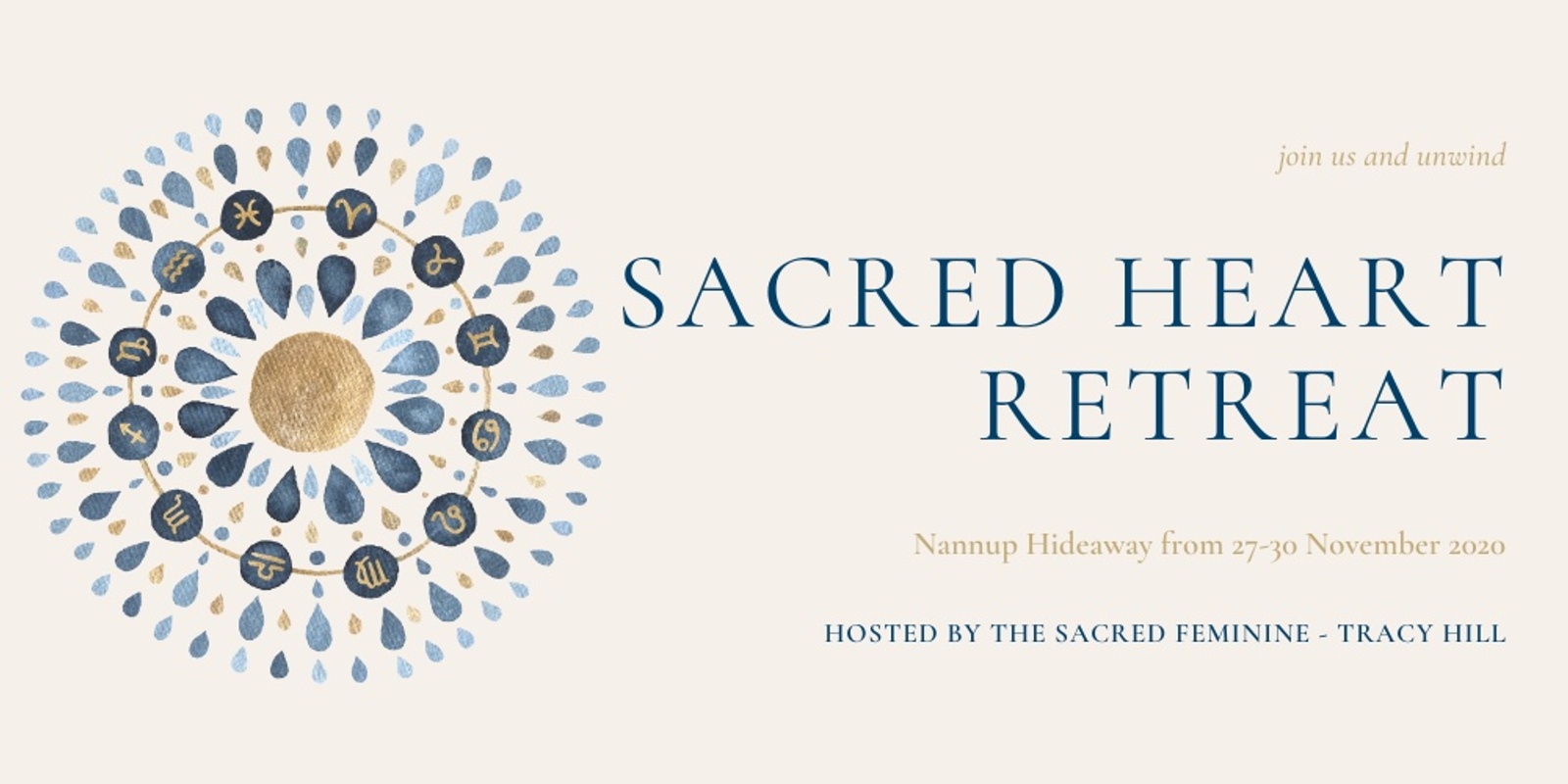 Banner image for Sacred Heart Retreat at Nannup Hideaway 27-30 Nov 2020