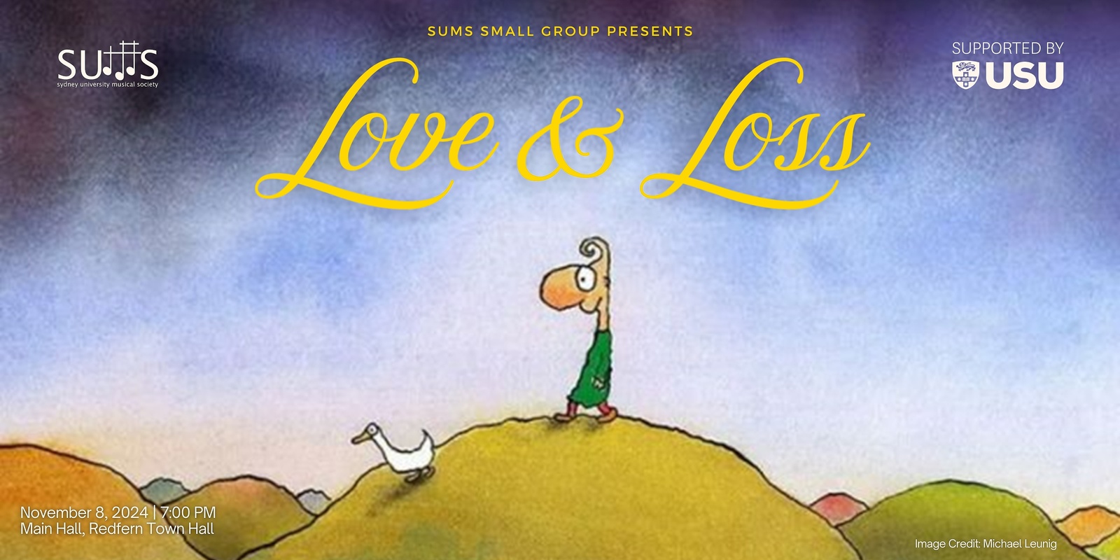 Banner image for SUMS Small Group Presents: Love and Loss