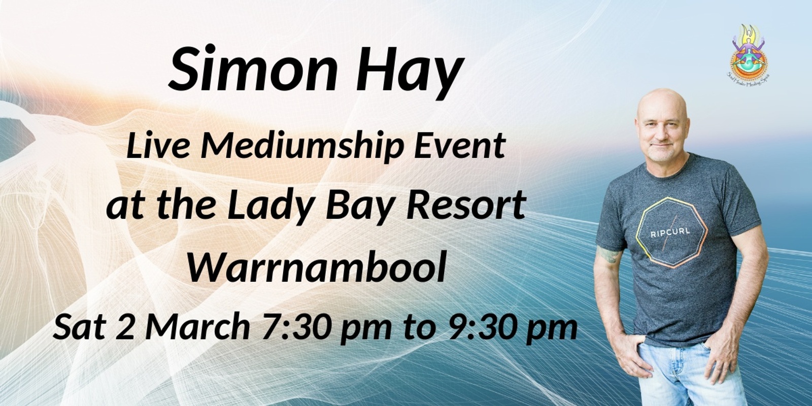 Banner image for Aussie Medium, Simon Hay at the Lady Bay Resort Warrnambool