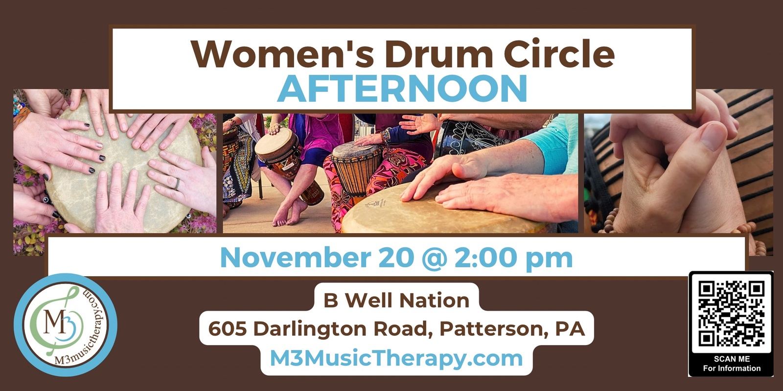 Banner image for Womens' Drum Circle - Nov (Afternoon)