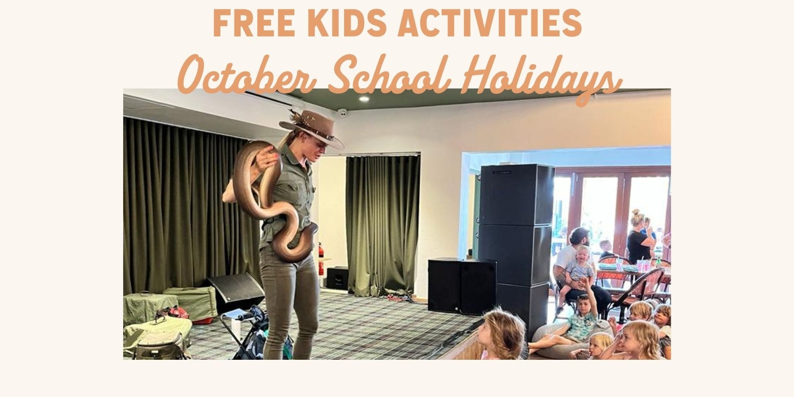 Banner image for Australian Wildlife Show - October School Holiday Activity at The Budgie