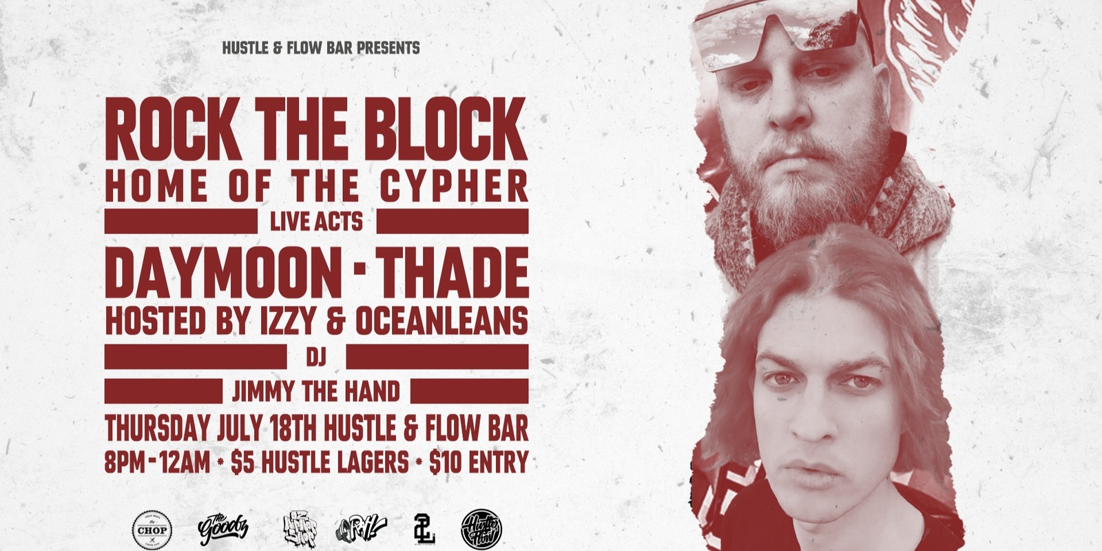 Banner image for ROCK THE BLOCK - DAYMOON / THADE
