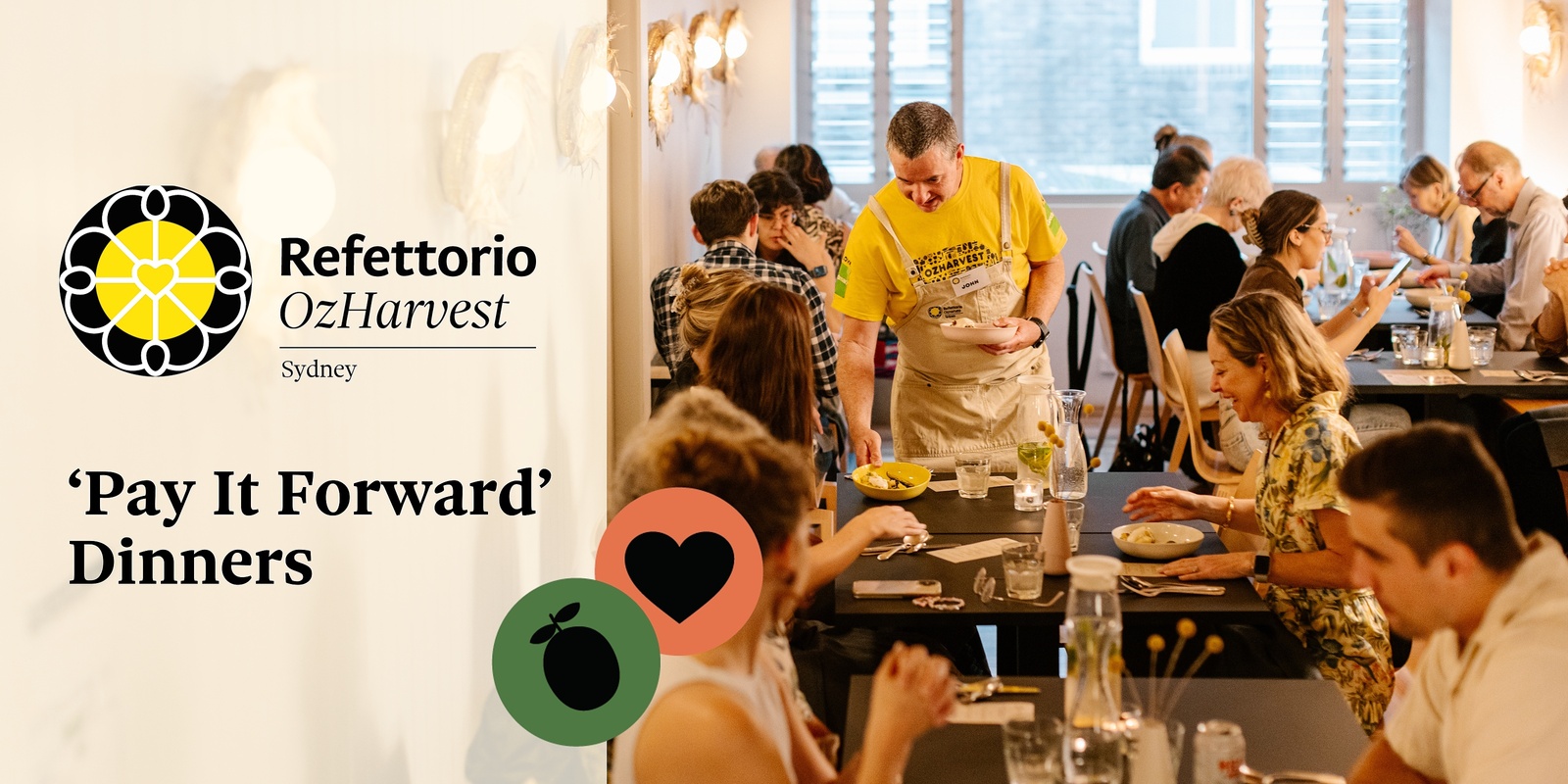 Banner image for Refettorio Pay It Forward Dinner | Thursday 13th February, 2025