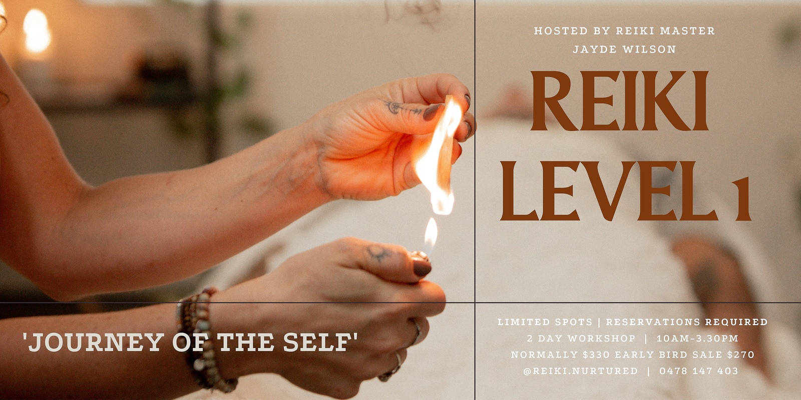 Banner image for Level 1 Reiki - Heal the Self