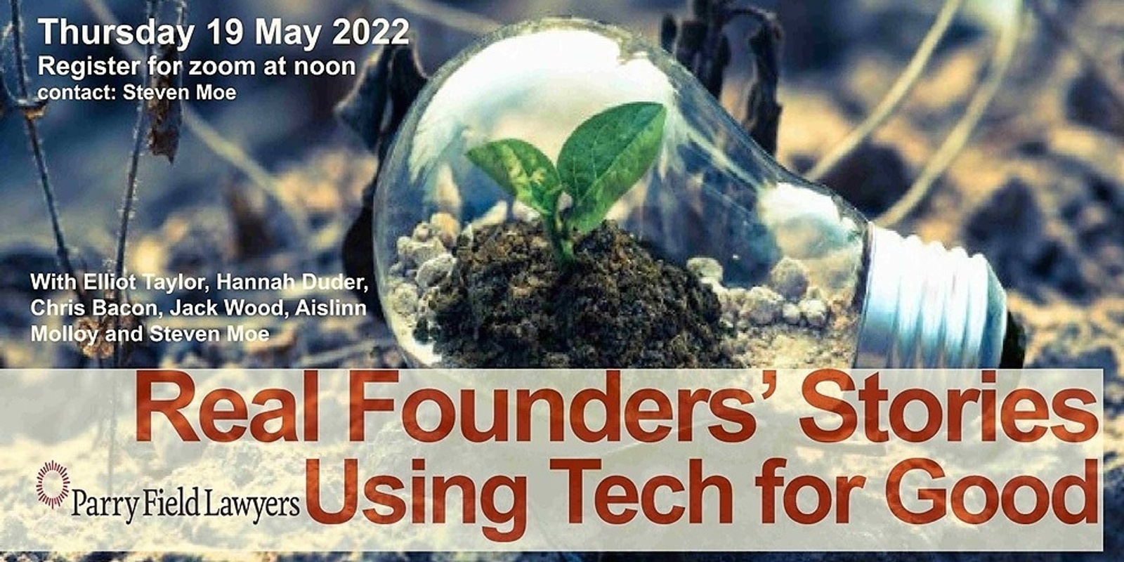 Banner image for Real Founders’ Stories: Using Tech for Positive Impact