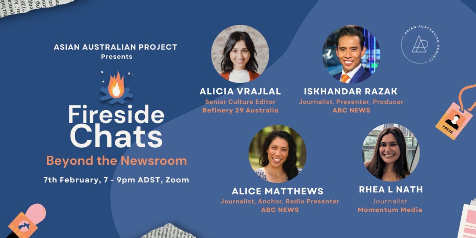 Banner image for Fireside Chat - Beyond the Newsroom