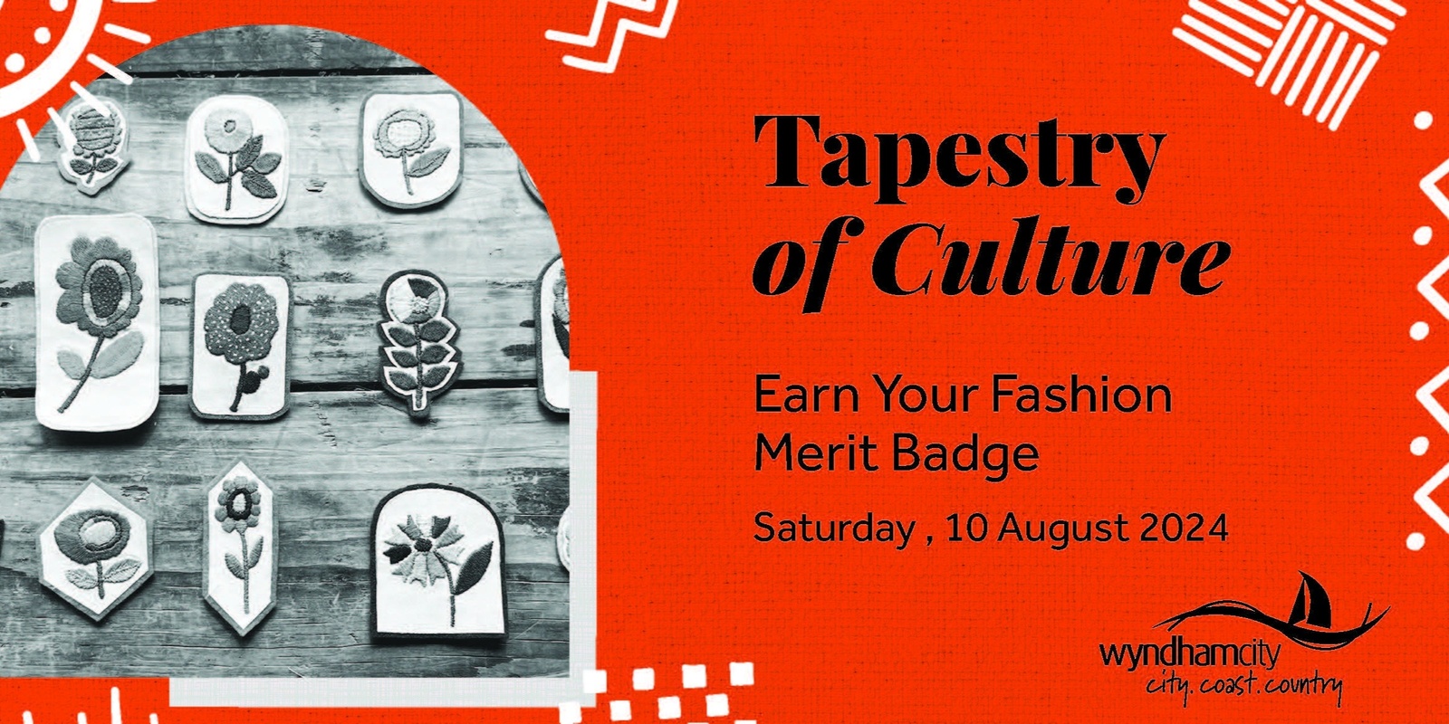 Banner image for Tapestry of Culture - Earn your Fashion Merit Badge workshop