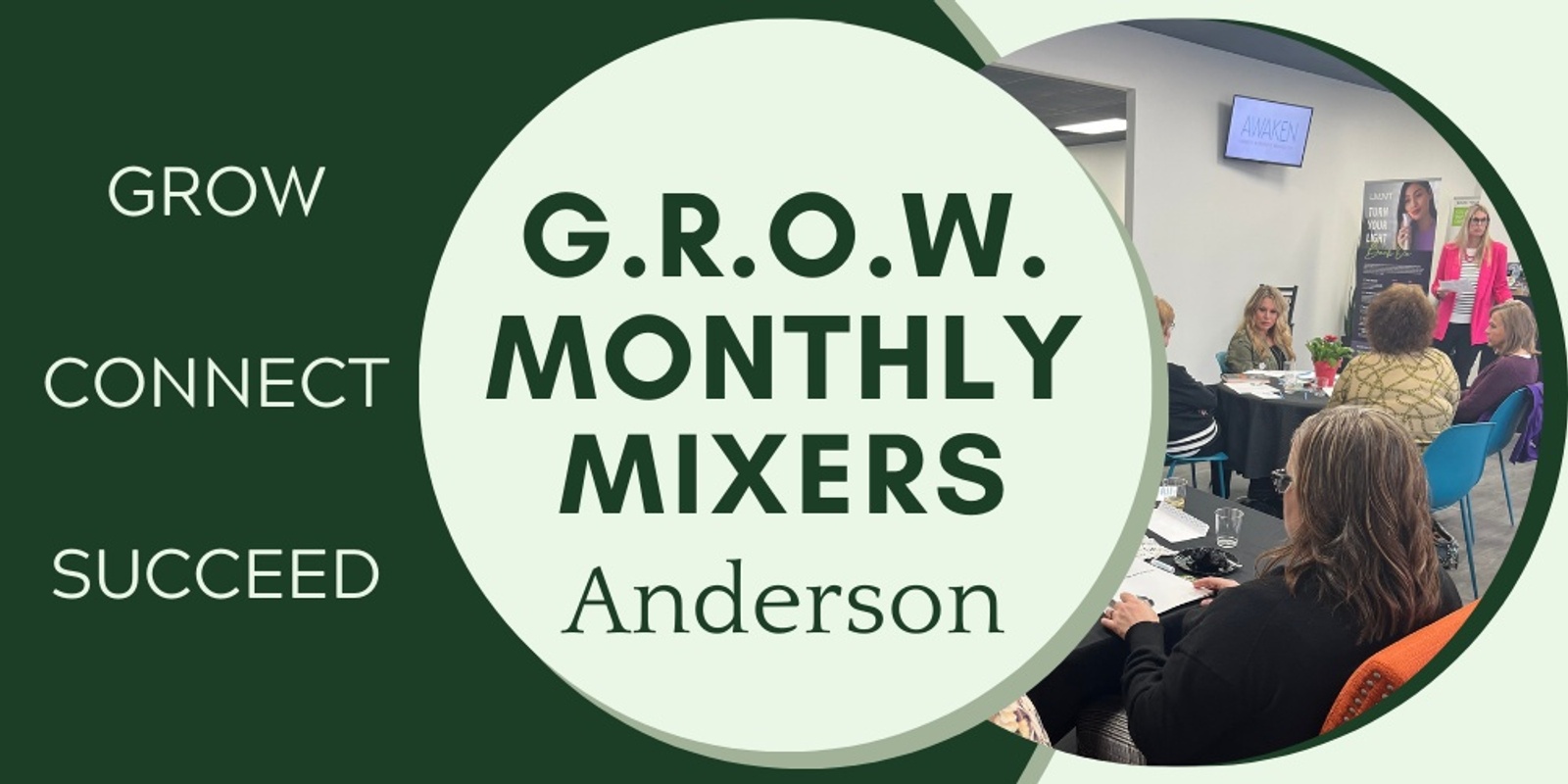 Banner image for October Networking Mixer - Anderson