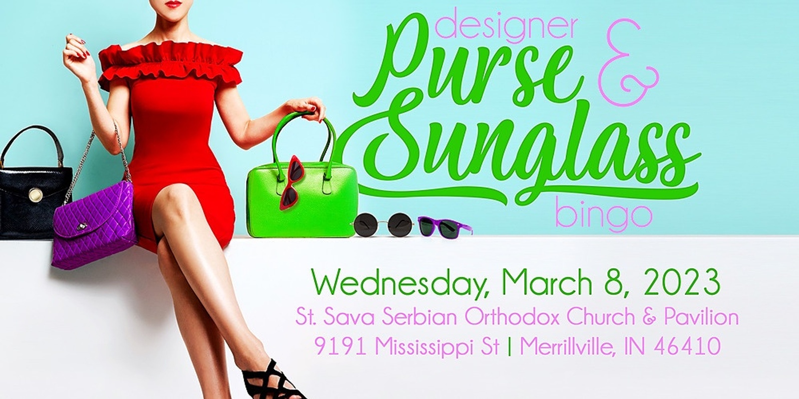 Banner image for Designer Purse & Sunglass Bingo Fundraiser