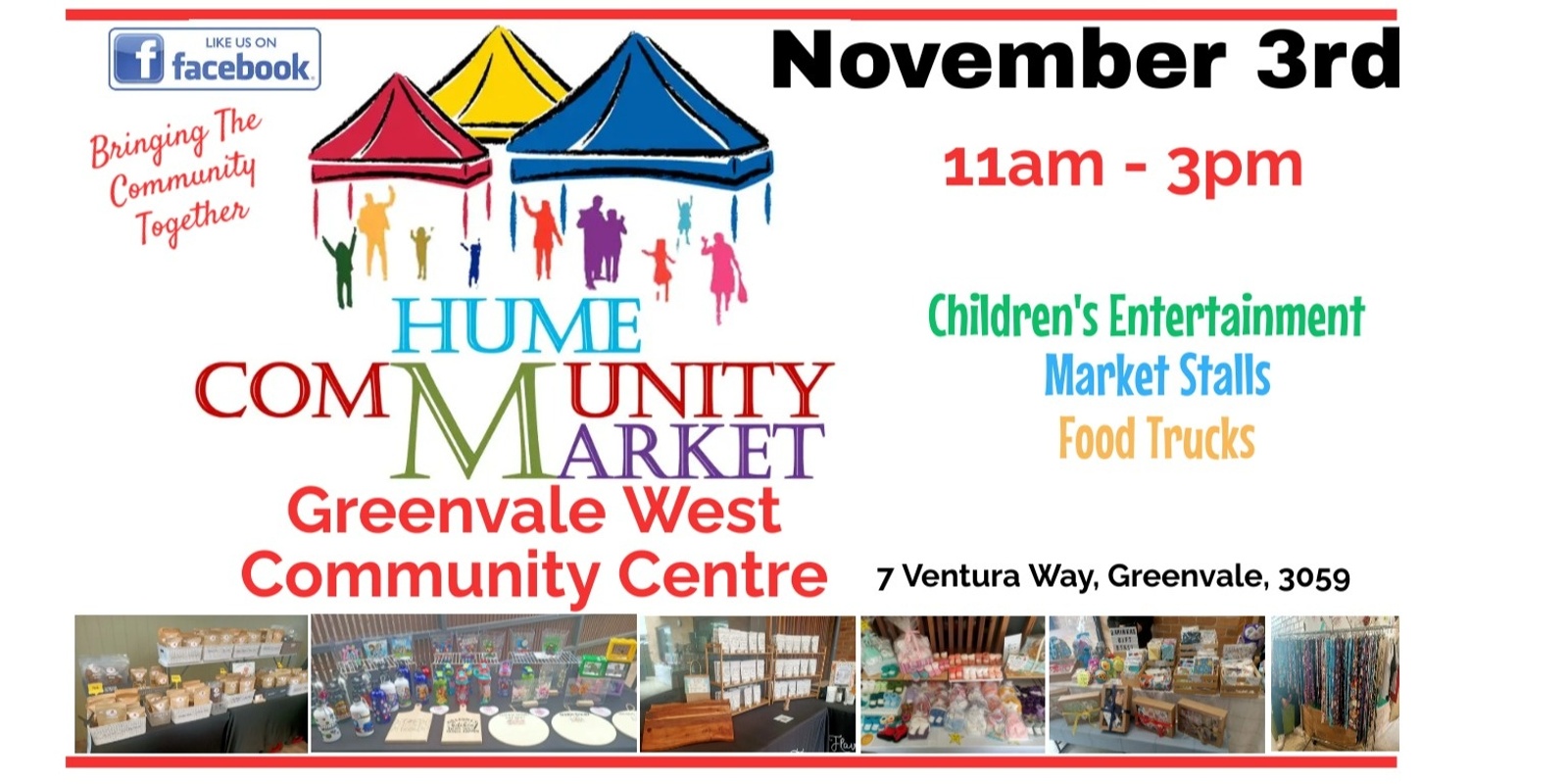 Banner image for November 3rd Hume Community Market