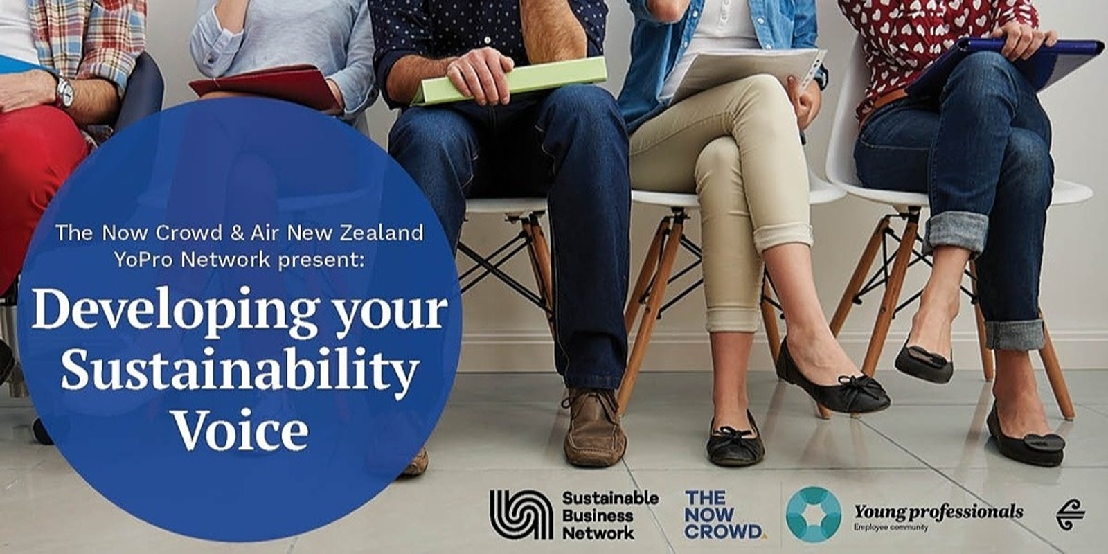 Banner image for The Now Crowd & Air NZ YoPro Network presents: Developing your Sustainability Voice