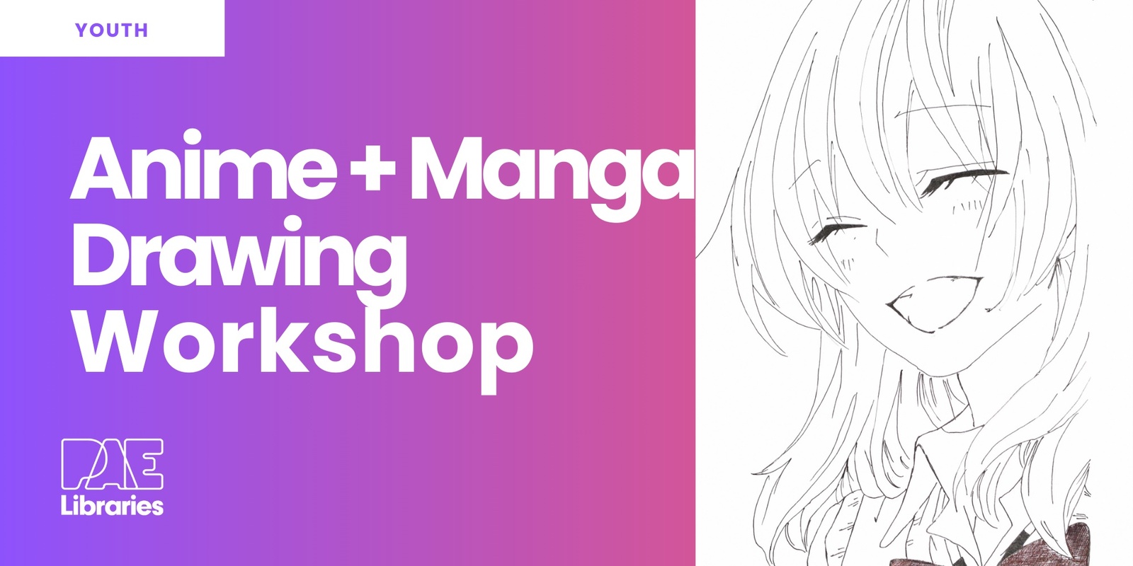 Banner image for Anime & Manga Drawing Workshop 