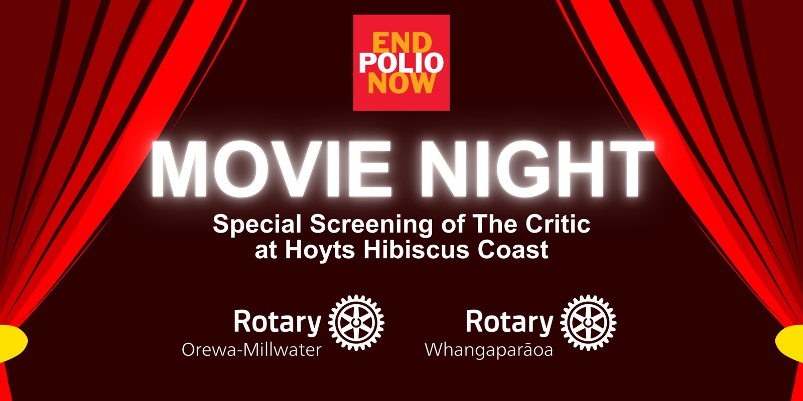 Banner image for The Critic - Movie Night Fundraiser for World Polio Day