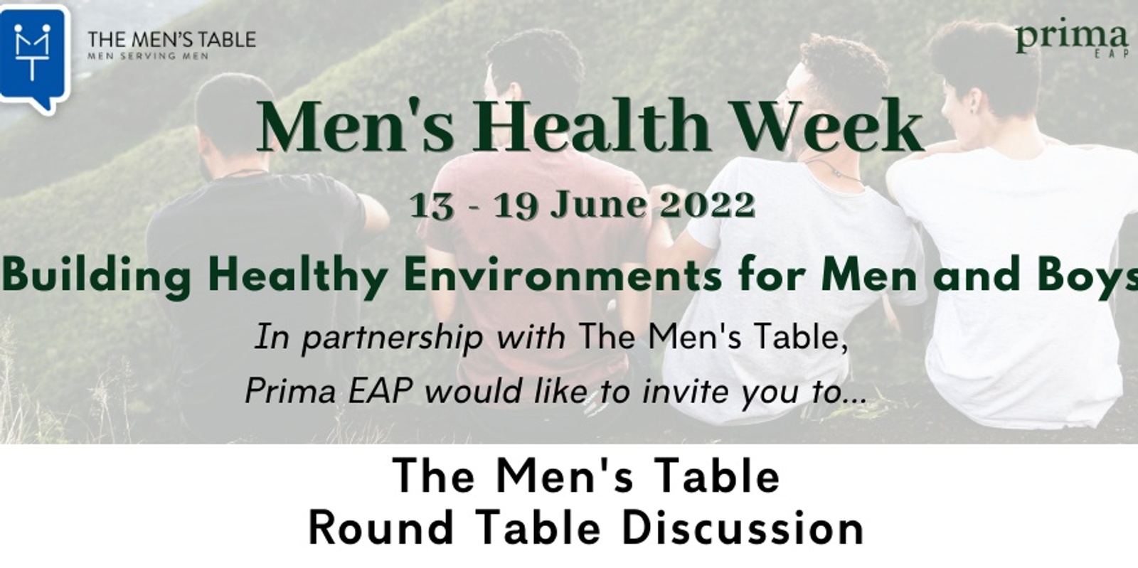 Banner image for Men's Health Week Round Table Discussion