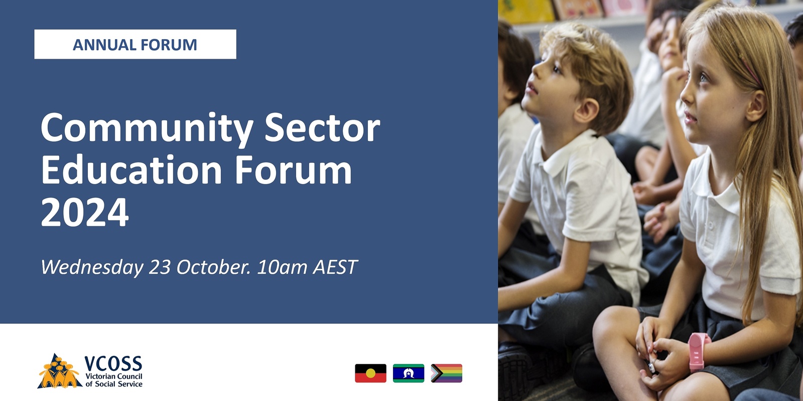 Banner image for Community Sector Education Forum