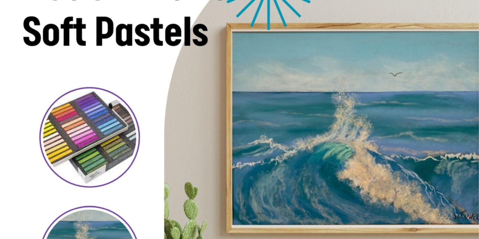 Banner image for Beach Wave - Soft Pastels Workshop