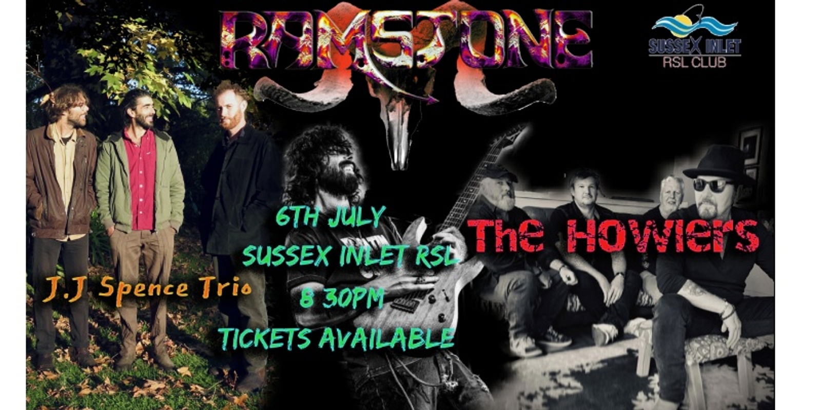 Banner image for RAMSTONE ft. The Howlers & J.J Spence Trio