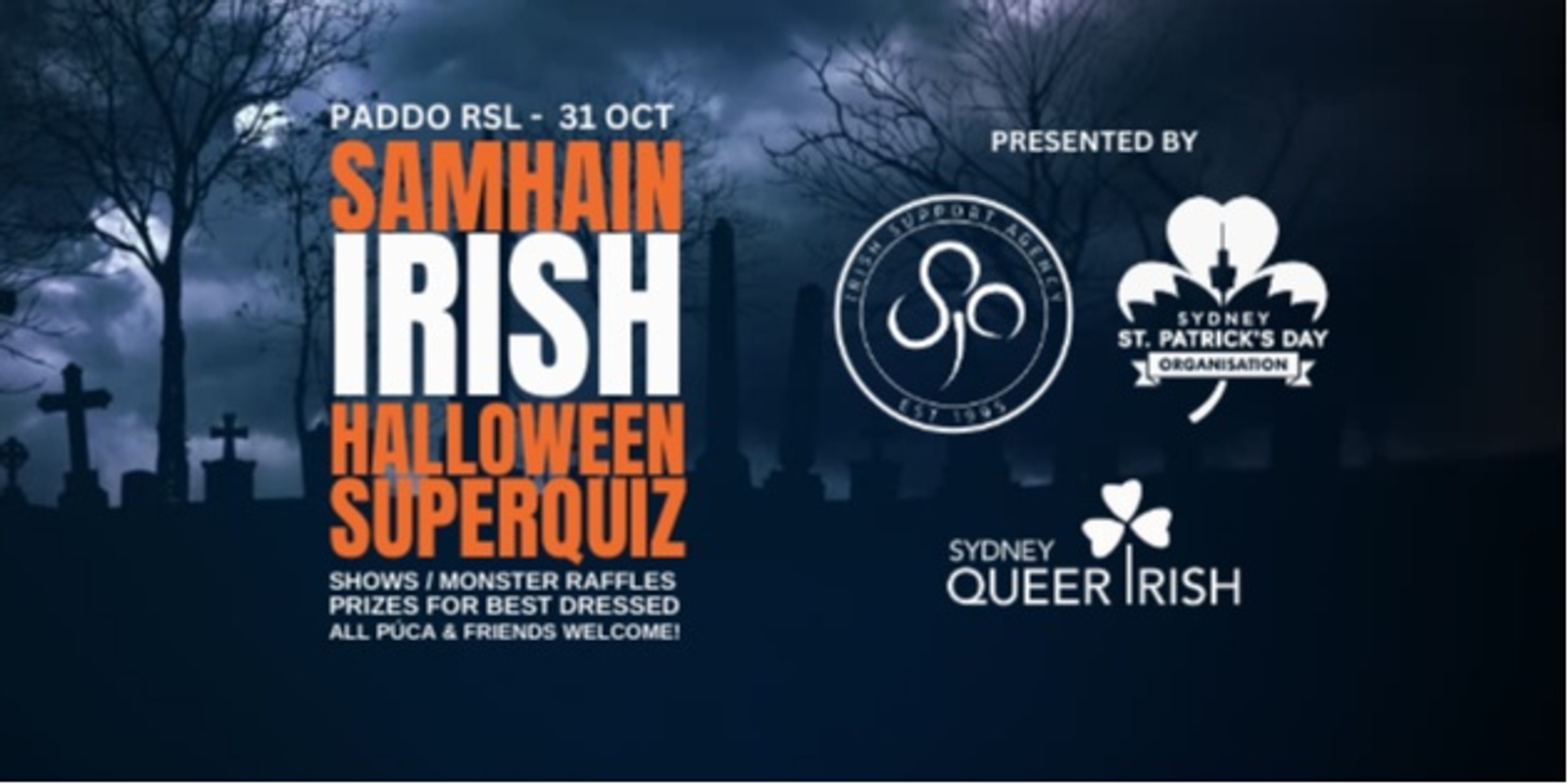 Banner image for Samhain Irish Halloween Super Quiz