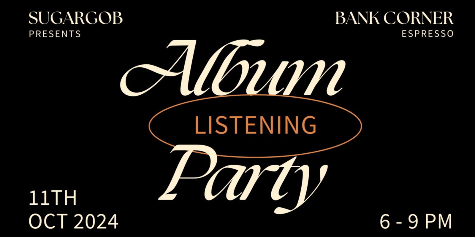 Banner image for Sugargob Album Listening Party!