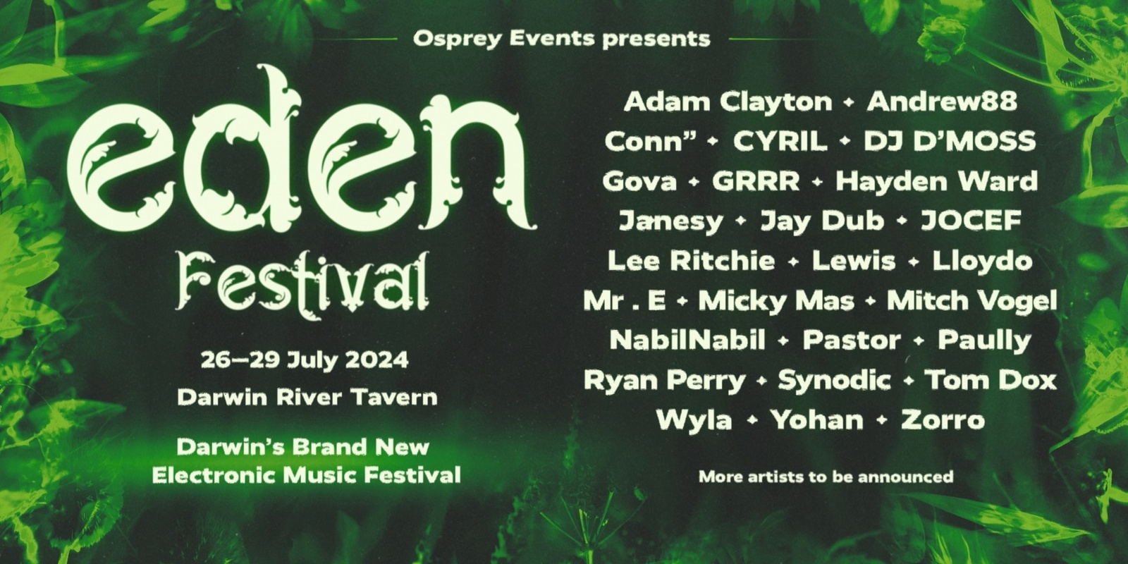 Banner image for Eden Festival 