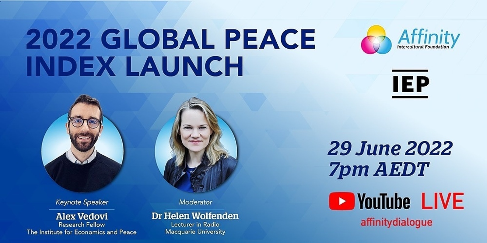 Banner image for 2022 Global Peace Index Launch