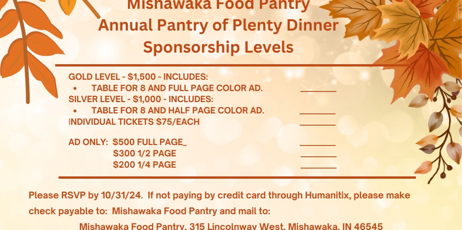 Banner image for Pantry of Plenty Gala