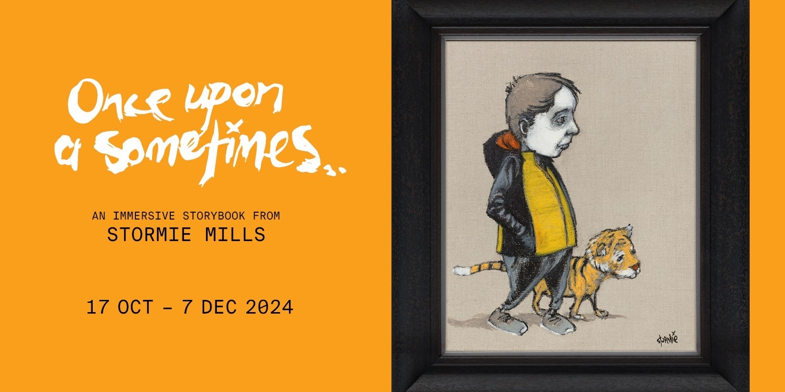 Banner image for Stormie Mills 'Once Upon A Sometimes' exhibition