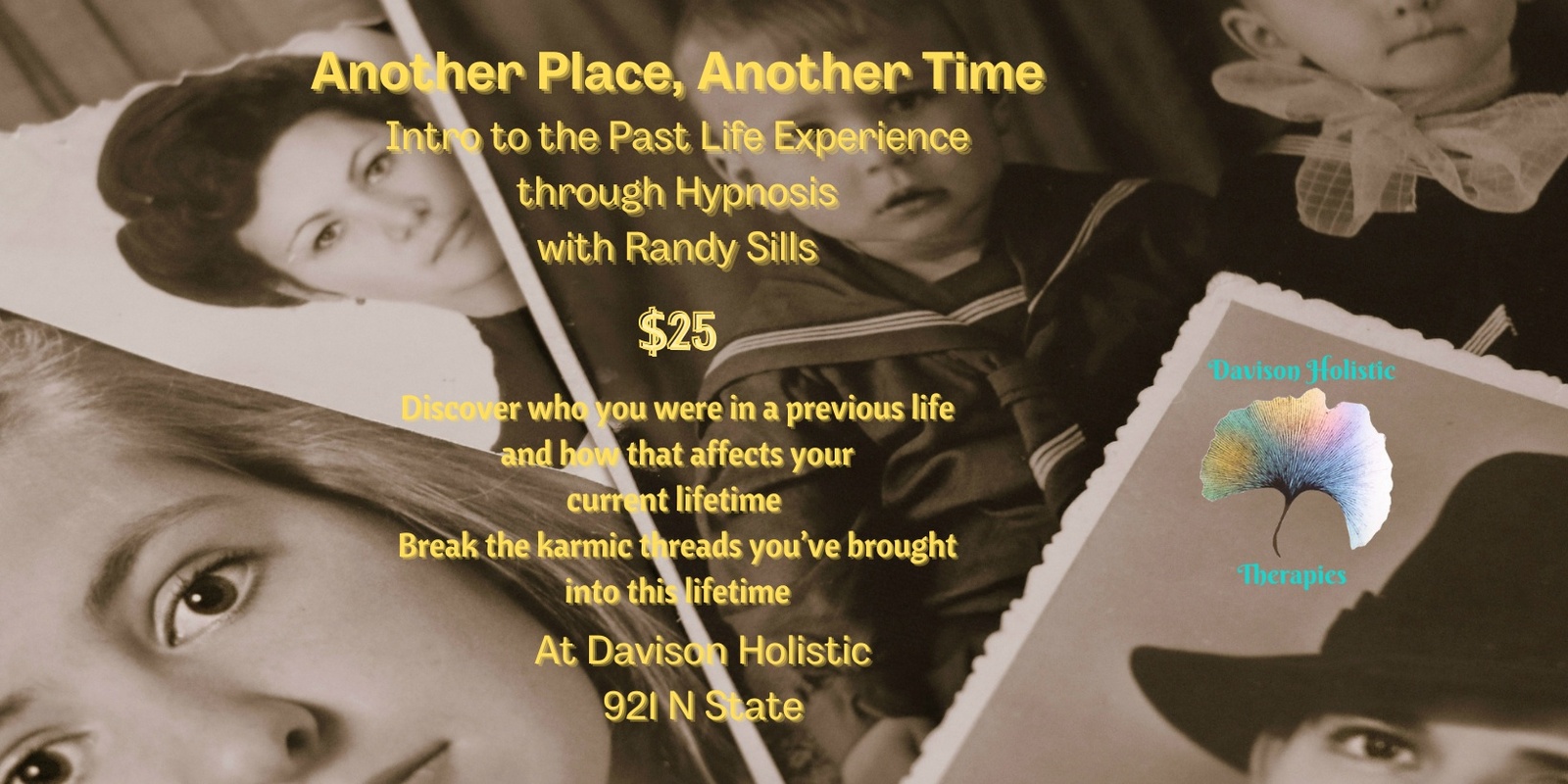 Banner image for Another Place, Another Time Past Life Group Hypnosis