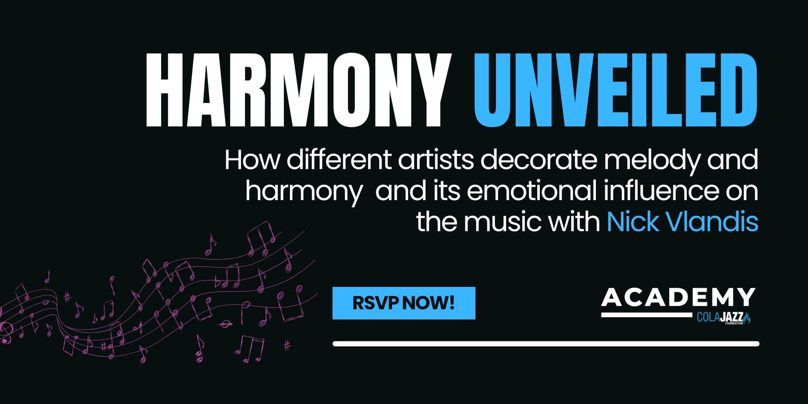 Banner image for ColaJazz Academy: Harmony Unveiled