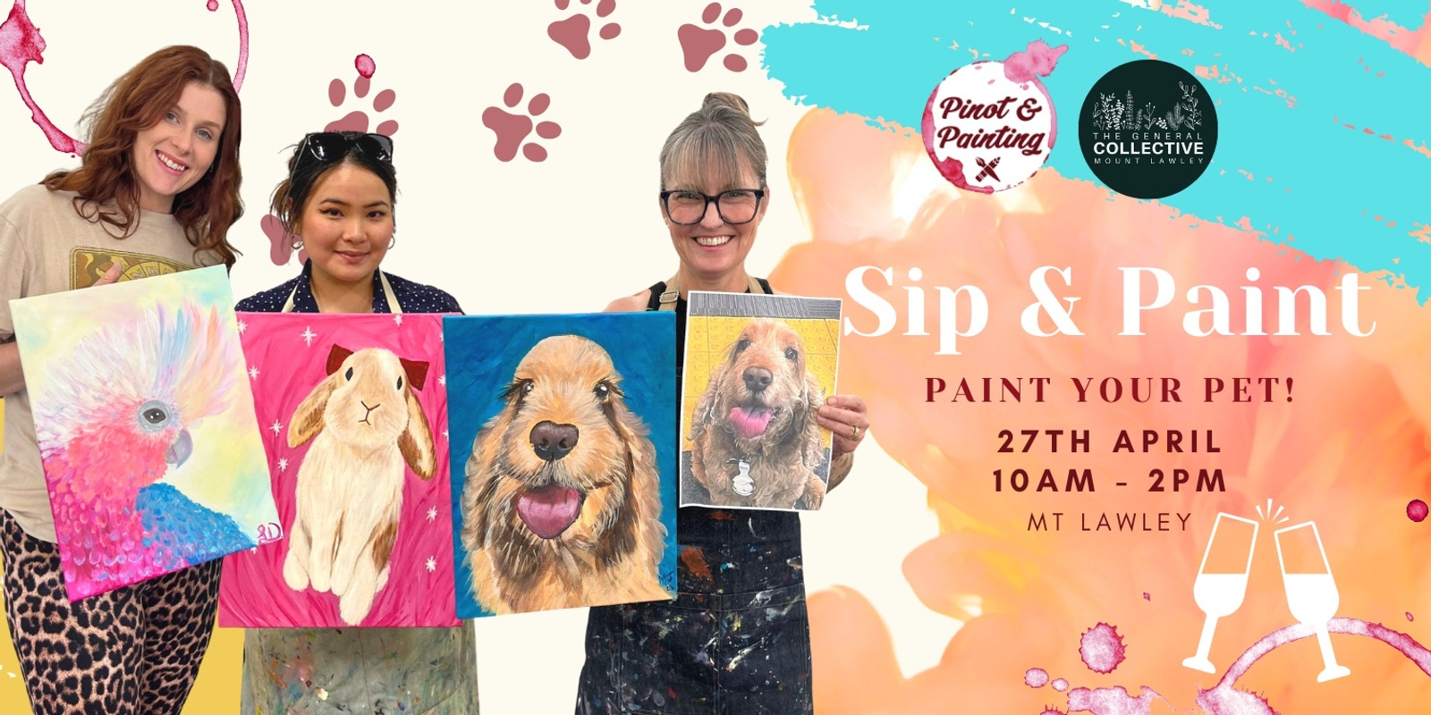 Banner image for Paint Your Pet @ The General Collective (April 2024)