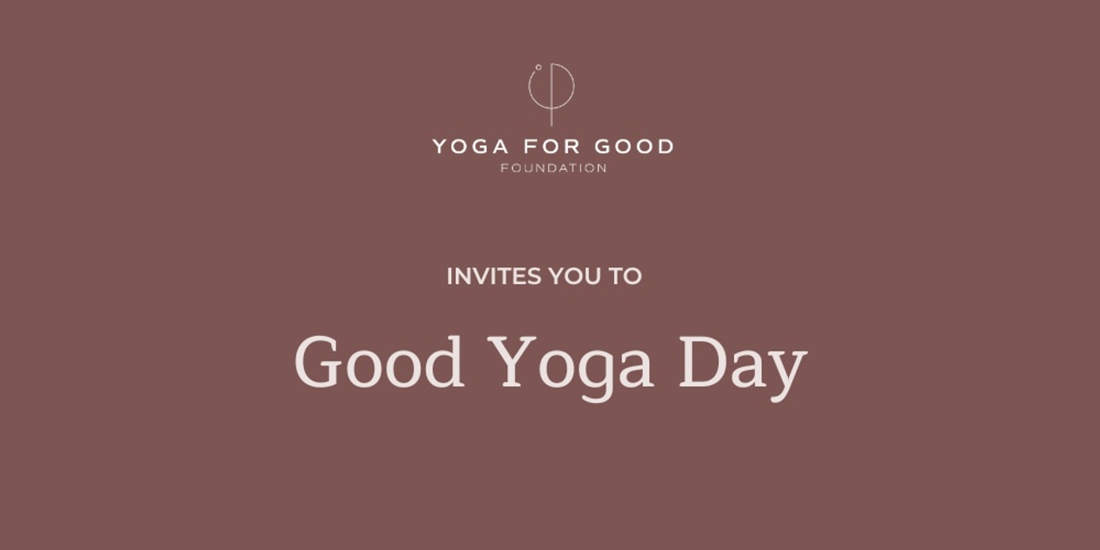 Banner image for Good Yoga Day